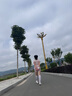 萊菲羽跑步運動套裝女2024新款夏季速干健身衣晨跑羽毛球瑜伽服短褲T恤 套裝粉色+粉色 L 曬單實拍圖