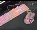 黑爵（AJAZZ）守望者Ⅱ pro键鼠套装 有线键鼠套装 机械键鼠套装 104键混光 电竞游戏套装 粉色 青轴 晒单实拍图