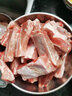 跑山密水農(nóng)家安心黑豬排骨 多肉豬肋排 新鮮肋條 豬肉 生鮮燒烤食材源頭直發(fā) 黑豬精肋排凈4斤（免切） 曬單實拍圖