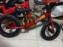 PAPABIKE平衡車(chē)兒童滑步車(chē)入門(mén)款12寸無(wú)腳踏自行車(chē)1-3歲寶寶2-6歲兩輪禮物 紅色【12寸】 曬單實(shí)拍圖