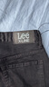 Lee【張凌赫代言】723修身中腰直腳黑色男牛仔長(zhǎng)褲潮流LMB1007201 黑色（31褲長(zhǎng)） 30 曬單實(shí)拍圖