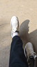 李寧（LI-NING）小白鞋經(jīng)典耐磨板鞋男2025年秋季新款休閑鞋男鞋潮流時(shí)尚運動(dòng)鞋子 雪白/黑-1 42 曬單實(shí)拍圖