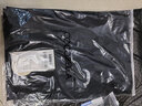 COCOBELLA撞色腰繩寬松休閑工裝褲女時(shí)尚花苞腰哈倫褲NPA23 黑色 S 曬單實(shí)拍圖