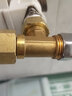 陸康黃銅4分活接銅三通活接銅彎頭 內外絲水管活接頭電鍍配件送硅膠墊 銅內內外活接三通 曬單實(shí)拍圖