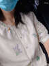 香影襯衫女短袖2025夏裝新款正肩圓領(lǐng)杏色甜美風(fēng)襯衣刺繡碎花上衣 杏色襯衫 L 165/88A/110-125斤 曬單實(shí)拍圖