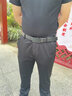 法萊阿瑪尼（FALAMAONE）皮帶男真皮自動(dòng)扣輕奢品牌腰帶高檔商務(wù)褲帶生日禮物送男友老公 黑色(高檔實(shí)木禮盒) 120cm -改長(cháng)度下單備注或聯(lián)系客服 曬單實(shí)拍圖