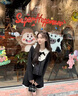 妤遇（YUUZYUUS）品牌女裝小香風(fēng)套裝女2025春秋新款洋氣減齡寬松遮肚子顯瘦倆件套 黑色 M 曬單實(shí)拍圖