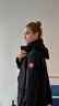 加拿大鵝（Canada Goose）Minden 女士風(fēng)衣夾克戶(hù)外休閑外套 2423L 61 黑色 M 曬單實(shí)拍圖