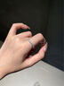 凱勒芙s925純銀戒指足銀單戒女生輕奢女士氣質(zhì)風(fēng)高級感日韓ins風(fēng)見(jiàn)面禮 銀色 美碼5# 曬單實(shí)拍圖