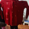 俞兆林中年女装春秋毛衣外套妈妈装红色过年针织开衫老人衣服 Y23KZ1486 实拍图