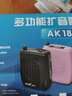 愛(ài)課（AKER） AK18藍(lán)牙擴(kuò)音器教師導(dǎo)游音箱音響液晶顯示屏錄音便攜腰掛喊話器小蜜蜂 (黑色) 曬單實(shí)拍圖