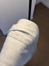 柯蘭娜運(yùn)動(dòng)褲女秋冬加絨女褲新款束腳衛(wèi)褲高腰加厚休閑褲外穿雪地褲 白灰色長(zhǎng)褲- 加絨 超柔絨 L 建議111-125斤 曬單實(shí)拍圖