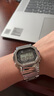 卡西歐（CASIO）G-SHOCK系列小紅圈小方塊系列太陽(yáng)能電波防水防震手表送禮推薦 銀磚GMW-B5000D-1電波太陽(yáng)能藍牙 曬單實(shí)拍圖