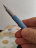 毕加索（pimio）钢笔 签字笔财务特细0.38mm商务办公礼品成人学生练字男女生日礼物马拉加系列916淡蓝色 实拍图