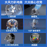 皓彩（haoluck） 工業(yè)風(fēng)扇趴地扇家用強(qiáng)力電風(fēng)扇落地扇大功率工廠車間工地商用臺式坐地爬地扇大風(fēng)風(fēng)扇落地電風(fēng)扇 銀色14寸四檔風(fēng)力 銅線電機(jī) 鋁葉 2.5米電源線 曬單實拍圖