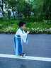 勤思路漢服男童國學(xué)服中國風(fēng)古裝書(shū)童服裝三字經(jīng)弟子規兒童演出服小學(xué)生 如意拼接廣袖男款 建議身高130cm 曬單實(shí)拍圖