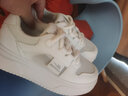 回力女鞋夏季厚底百搭小白鞋女軟底網(wǎng)面透氣運動(dòng)板鞋休閑網(wǎng)鞋子女 象牙白【網(wǎng)面透氣 厚底增高】 37 曬單實(shí)拍圖