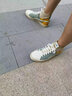彪馬（PUMA）經(jīng)典復古透氣帆布休閑板鞋男女中幫撞色運動(dòng)鞋BARI399317 雪白色-霧綠色-淡黃色-02 42.5 曬單實(shí)拍圖