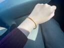 明牌珠寶新年禮物  足金黃金ACE復古編織素鏈手鐲禮物女AFI0183工費750 I.N.G鏈鐲 6.0直徑 約14.71克 曬單實(shí)拍圖