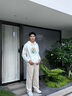 頂峰保羅（Dingfengbaoluo）高街直筒休閑褲男秋季日系痞帥潮牌運(yùn)動(dòng)衛(wèi)褲寬松垂感DFK02卡其XL 曬單實(shí)拍圖