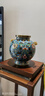 銅師傅《景泰藍(lán)獸耳尊》客廳桌面紫銅擺件 家居裝飾工藝品 曬單實(shí)拍圖