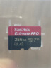 闪迪（SanDisk）256GB TF（MicroSD）内存卡 A2 4K V30 U3 C10 至尊超极速移动存储卡 读速200MB/s 写速140MB/s 实拍图