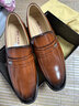 老爺車(chē)（WECKER）高檔皮鞋男純牛皮正裝男鞋時(shí)尚青中年男士皮鞋商務(wù)休閑皮鞋德比鞋 LYC1172深棕色 43 曬單實(shí)拍圖