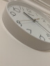 天王星挂钟客厅卧室石英钟现代简约创意钟表免打孔时尚个性立体时钟25cm 实拍图