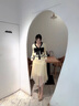 ELLE官方尖頭高跟鞋女鞋單鞋女百搭氣質(zhì)細跟職場工作鞋 裸粉 5.5cm 38 (240mm) 標準碼 曬單實拍圖
