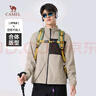 駱駝（CAMEL）男裝抓絨外套春秋防風(fēng)保暖搖粒絨開(kāi)衫夾克內膽M33CA03135 曬單實(shí)拍圖