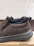 東朵西朵冬季皮毛一體棉鞋男加絨加厚純羊毛保暖鞋東北零下一腳蹬豆豆鞋 大氣棕 40 標準尺碼 曬單實(shí)拍圖
