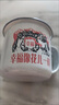 驕鹿懷舊經(jīng)典搪瓷杯子茶缸帶蓋大容量茶缸子飯店老式馬克杯復(fù)古水杯 8cm帶蓋371毫升【手工制作】 曬單實拍圖