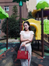 BEBIPRO+母親節送媽媽生日禮物包包女包結婚新娘紅色40歲50婚包女士手提包 9106菱格紅色包【精美禮盒裝】 曬單實(shí)拍圖