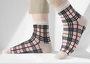 隱形盾中筒襪子抗菌防臭襪男士商務(wù)紳士休閑長(cháng)襪吸汗英倫格子高檔男襪潮 男士時(shí)尚格子英倫長(cháng)襪 5雙裝混色 均碼 曬單實(shí)拍圖