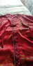 恒源祥喜婆婆婚宴裝媽媽夏裝套裝男方家長(cháng)參加婚禮仿真絲洋氣質(zhì)結婚禮服 酒紅 上衣- 2XL 適合110-120斤- 曬單實(shí)拍圖