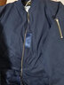馬登工裝美式復古MA-1飛行夾克男加厚保暖棉服短款棒球服上衣男士外套 深藍色 XL 曬單實(shí)拍圖