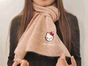 慕瓊（MUQIONG）圍巾女冬季高級感保暖可愛(ài)毛線(xiàn)針織日系三麗鷗美樂(lè )蒂正品學(xué)生圍脖 粉色-(HelloKitty凱蒂貓-正版) 曬單實(shí)拍圖