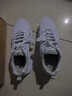 安踏男鞋運動(dòng)鞋春季革面保暖防潑水男士軟底輕便跑步鞋旅游休閑慢跑鞋 (皮面防水)安踏白/淡灰-4 40.5 (250mm) 曬單實(shí)拍圖