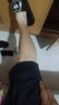 啄木鳥(niǎo)（TUCANO）棉七分褲男夏季薄款工裝褲運動(dòng)沙灘休閑寬松水洗大口袋短褲子男 555黑藍色 XL (130-140斤左右) 曬單實(shí)拍圖