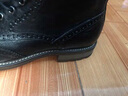 德賽布洛克雕花皮鞋商務(wù)英倫風(fēng)正裝皮靴男真皮靴子高幫馬丁靴短靴 DS816301HL黑色【春秋款】 【帶拉鏈】 43 曬單實(shí)拍圖