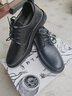 GENAI商務(wù)休閑皮鞋男士真皮低幫工裝鞋馬丁鞋防滑青年西裝潮流男鞋子男 黑色 真牛皮 系帶 百搭 四季款 38碼 (240MM) 曬單實(shí)拍圖