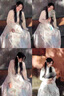 瑪嬌媚（Majiaomei）馬面裙全套新中式國風(fēng)改良漢服2025年春秋新款小個(gè)子連衣裙套裝女 2617上衣+馬面裙 L 曬單實(shí)拍圖