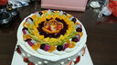 曼恒網(wǎng)紅男女朋友新鮮生日蛋糕同城配送當(dāng)天配送鮮花水果七夕情人蛋糕 U款送藍(lán)莓蛋糕 12英寸（適合8-10人） 曬單實(shí)拍圖