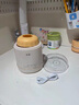 C嬰兒恒溫搖奶器全自動(dòng)溫奶二合一電動(dòng)轉沖奶粉暖奶神器一體機 白色【無(wú)水保溫】溫奶搖 500ml 曬單實(shí)拍圖