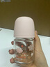 suavinex蘇維妮玻璃奶瓶0-6個月寶寶新生嬰兒防脹氣寬口仿母乳經(jīng)典印花 粉色/XS流速/120ML 西班牙原裝進口 曬單實拍圖