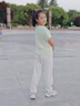 班尼路童裝兒童褲子女童純棉防蚊褲夏季女孩時(shí)尚舒適百搭長(zhǎng)褲寬松束腳褲 淺紫 BNL糖果漸變兔X 150 曬單實(shí)拍圖