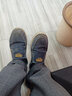 回力鞋新款春季男鞋一腳蹬懶人鞋輕便防滑平底休閑鞋純色軟底帆布鞋 WLY-3228藍色 43 曬單實(shí)拍圖