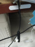 绿联（UGREEN）桌面理线器 固定电源数据线线卡夹绕线器 线缆收纳整理收线夹绑线扎线带缠线器黑 50257 实拍图