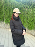 beanpole濱波冬季女士商務休閑寬松立領長款鵝絨羽絨服外套 黑色 XS 155/80A 曬單實拍圖