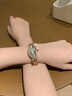 DAVENA蒂瑋娜滿鉆滿天星手表女異形表盤輕奢高級女士手表七夕情人節(jié)禮物 輕奢玫金 曬單實拍圖